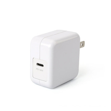 Portable USB Pd 18W Wall Charger Adapter Type C Fast Charger for iPhone 12 USB C Charger